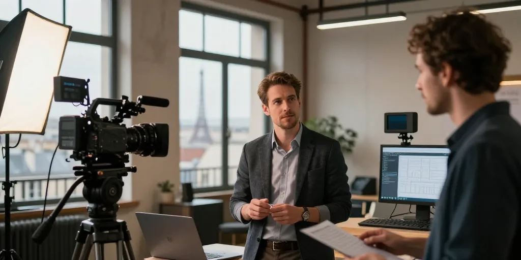 Créer sa vidéo d'entreprise à Paris : l'atout d'un studio créatif