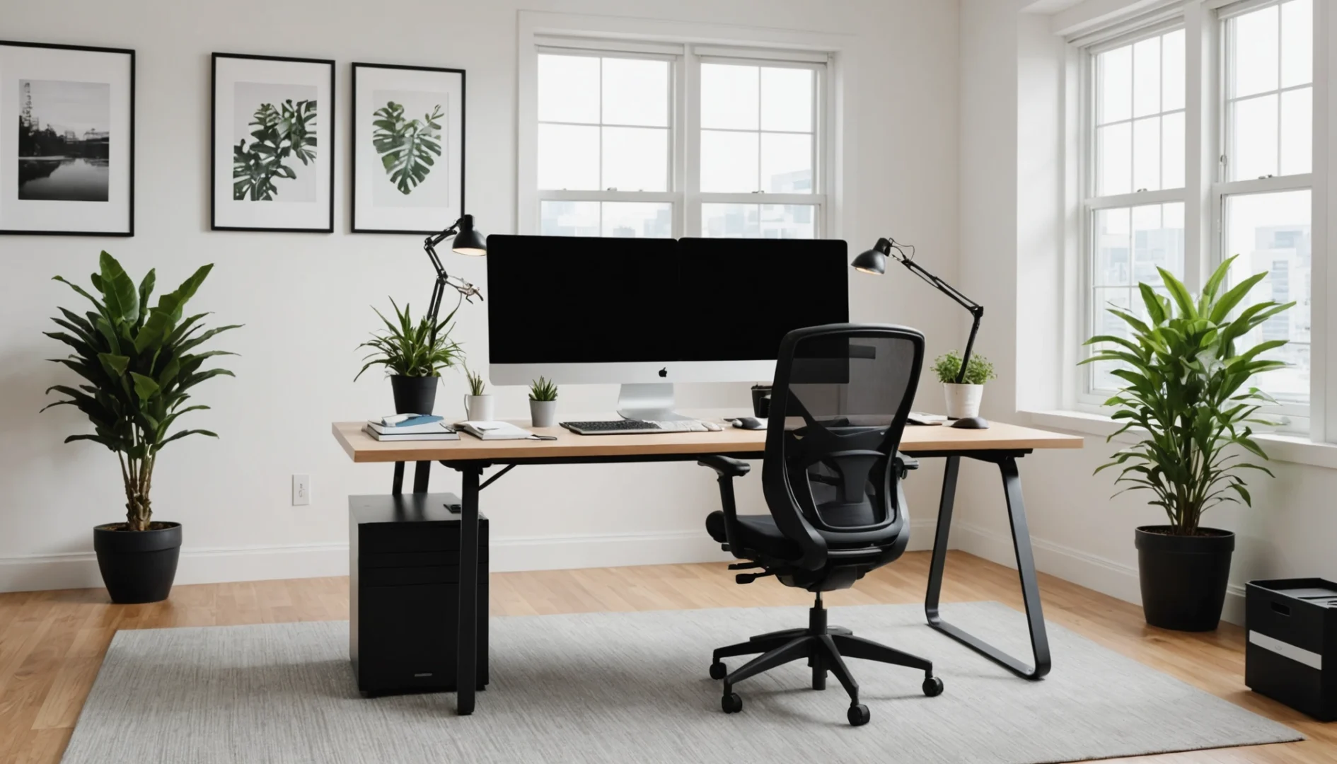 distance entre bureau et mur