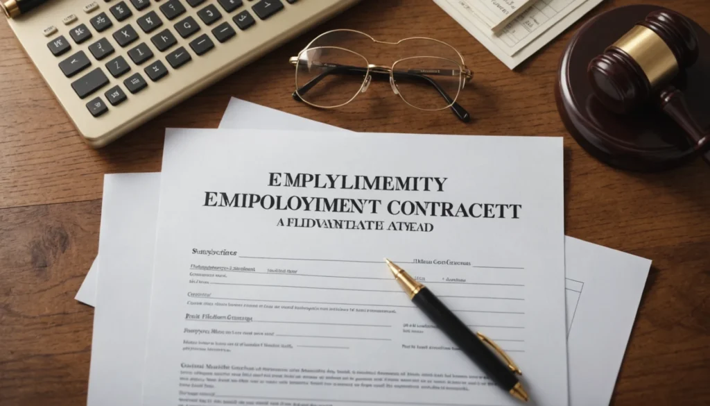 faire un faux contrat de travail risque