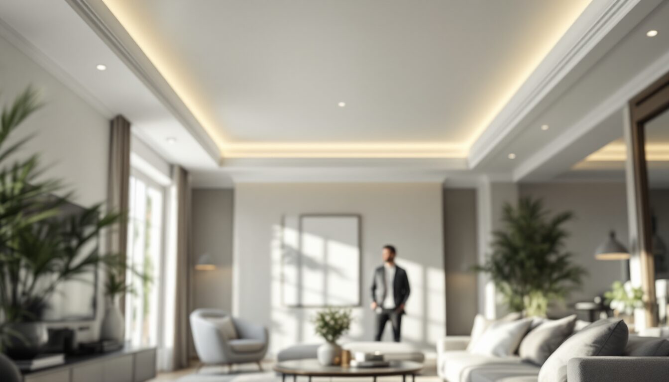 comment cacher des fils électriques au plafond