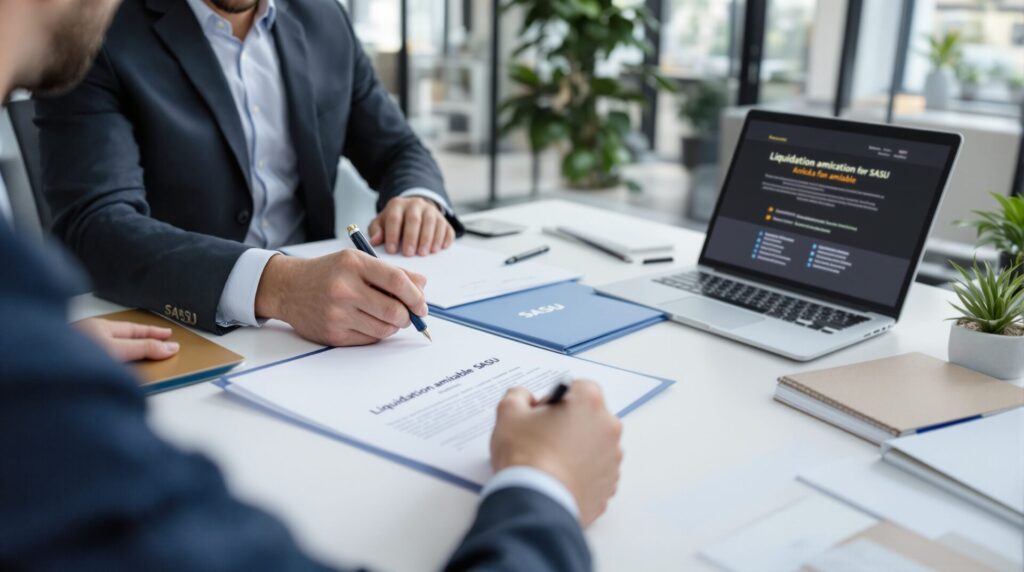 liquidation amiable sasu