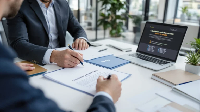 liquidation amiable sasu