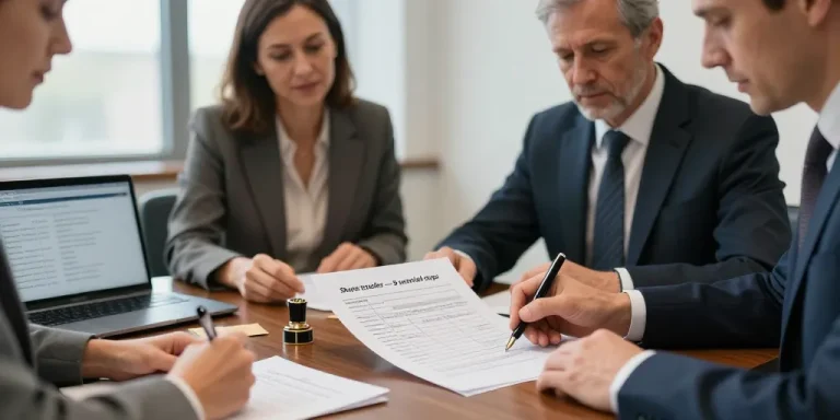 cession de parts sociales formalités