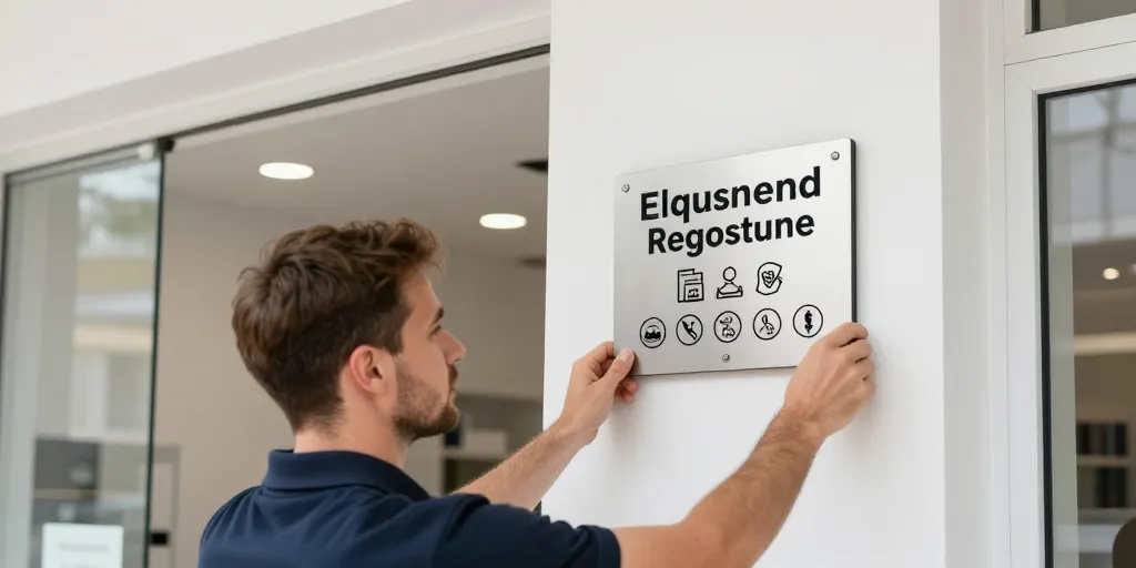Juridique et signalétique : ce que les pros doivent obligatoirement afficher