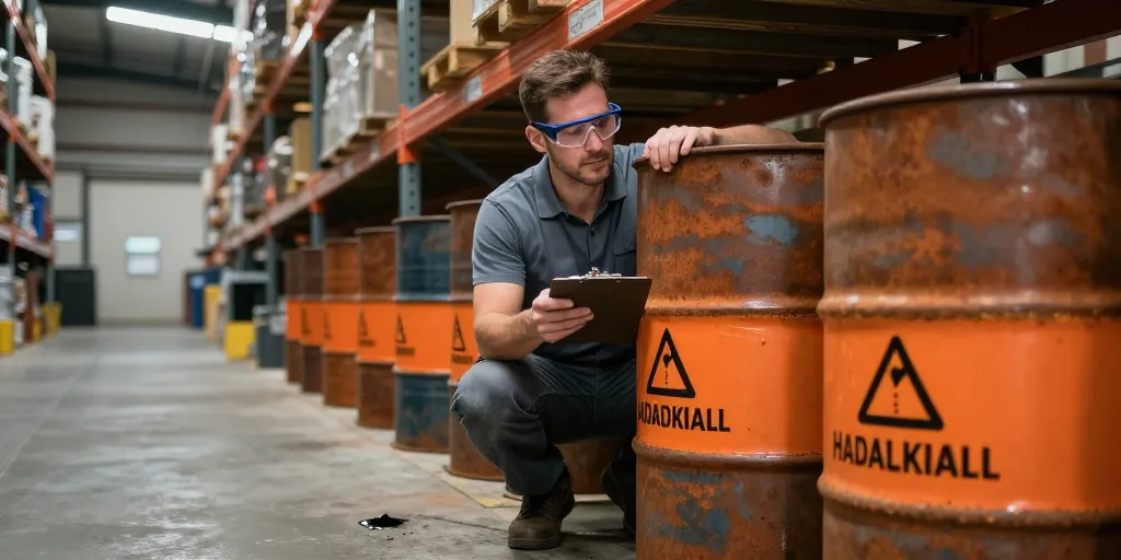 Produits dangereux en entreprise : pourquoi le stockage est souvent sous-estimé